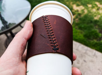 Black Flag Leather Goods - Leather Coffee Sleeve