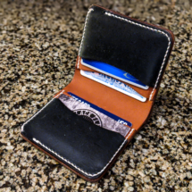 Black Flag Leather Goods - Blue Steel Bifold Wallet