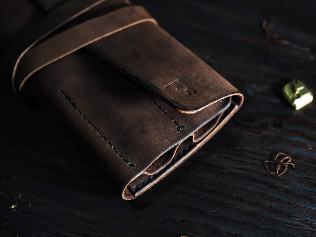 Black Flag Leather Goods Knife Fold