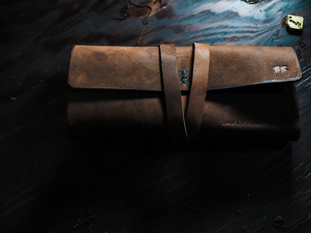 Black Flag Leather Goods Knife Fold