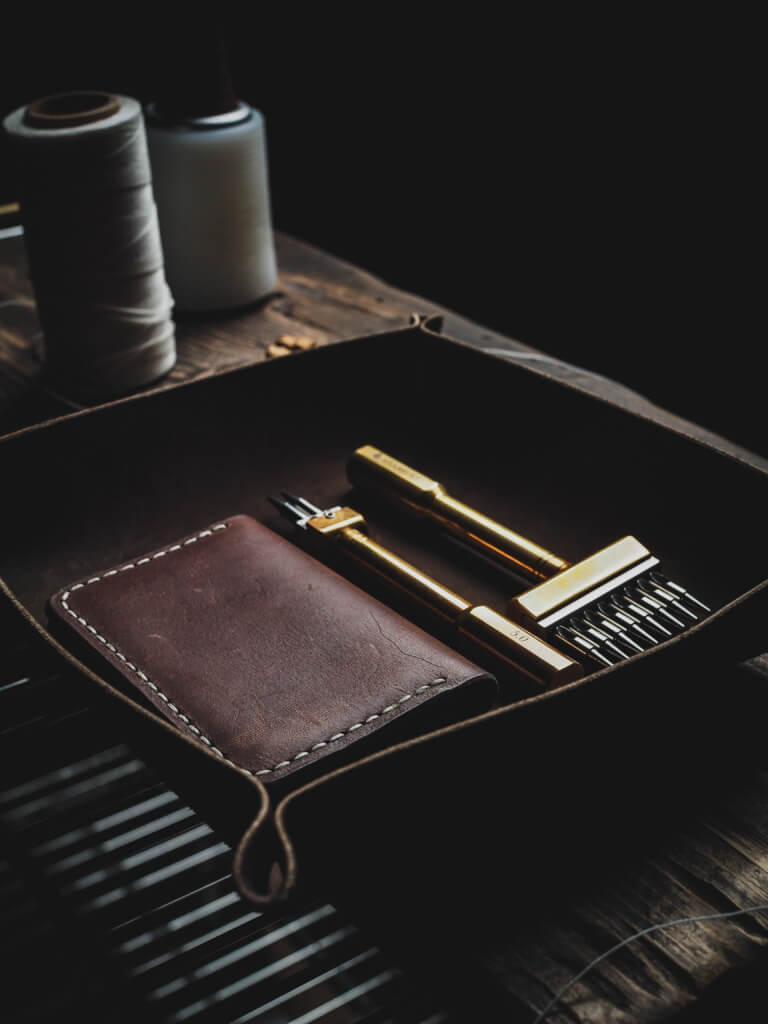 Leather Valet Tray