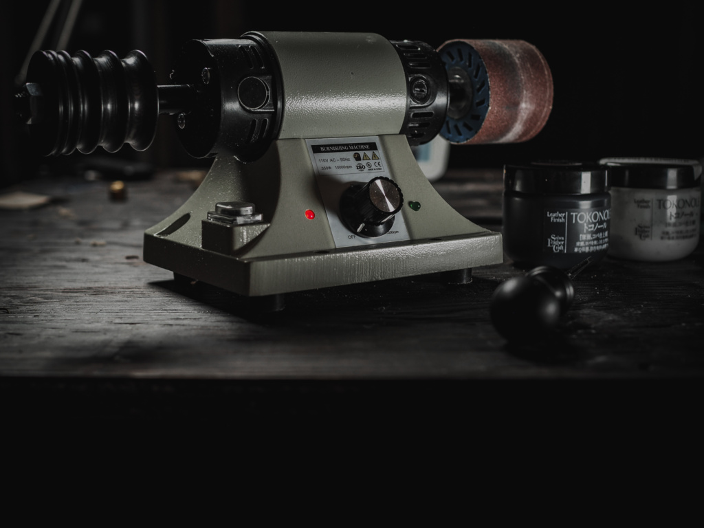 amazon leather burnishing machine